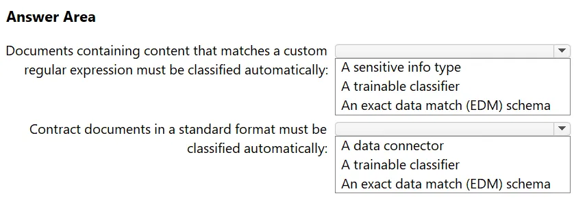 MS-102 practice question 180 figure