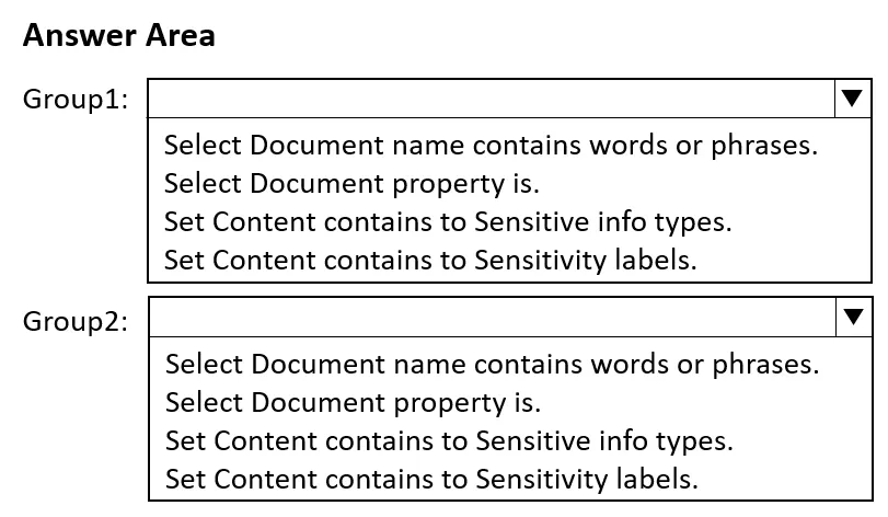 MS-102 practice question 201 figure