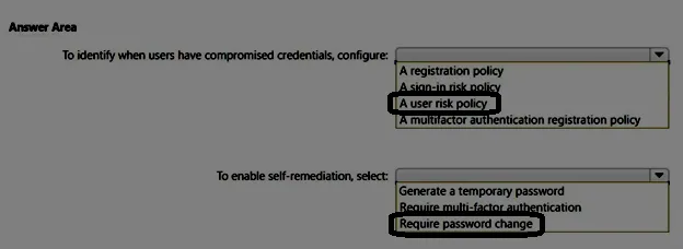 Answer figure for MS-102 practice question 16