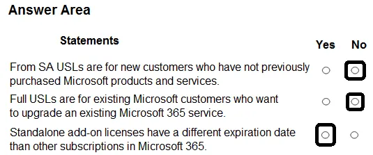 Answer figure for MS-900 question 392