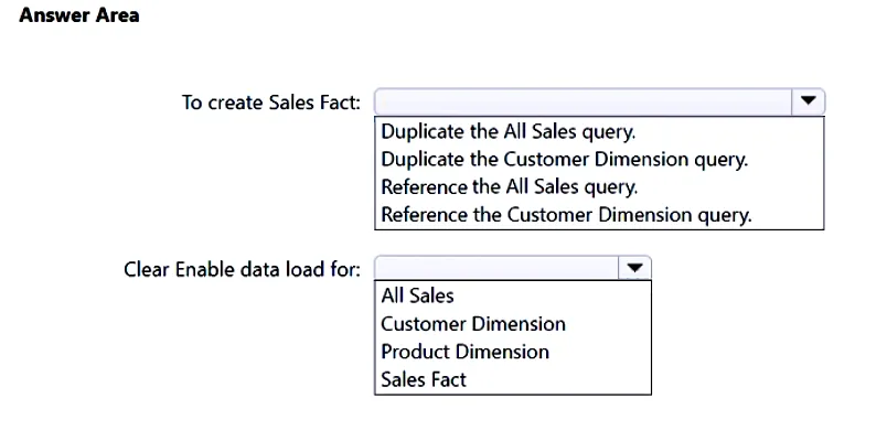 PL-300 practice question 173 figure