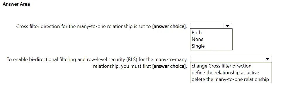PL-300 practice question 193 figure