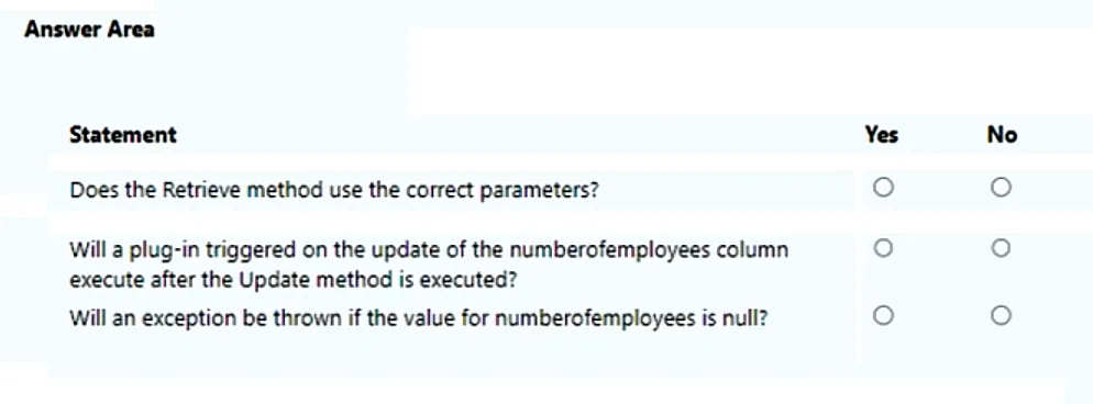 PL-400 practice question 11 figure