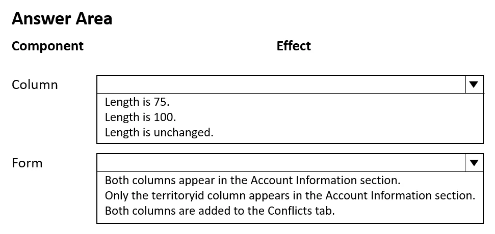 PL-400 practice question 123 figure