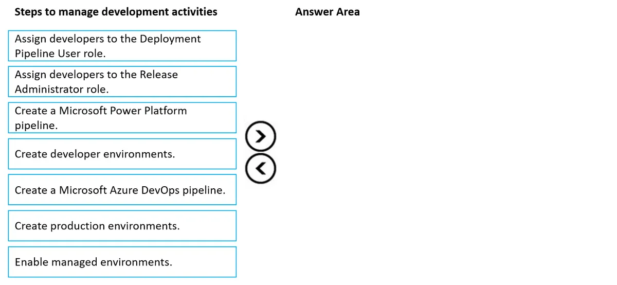 PL-400 practice question 361 figure