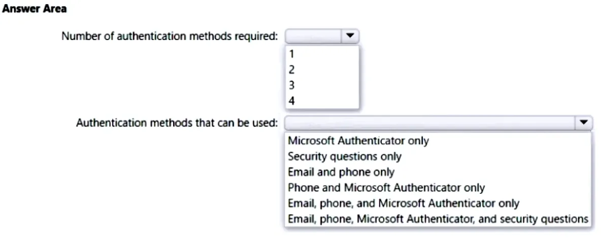 SC-300 practice question 195 figure