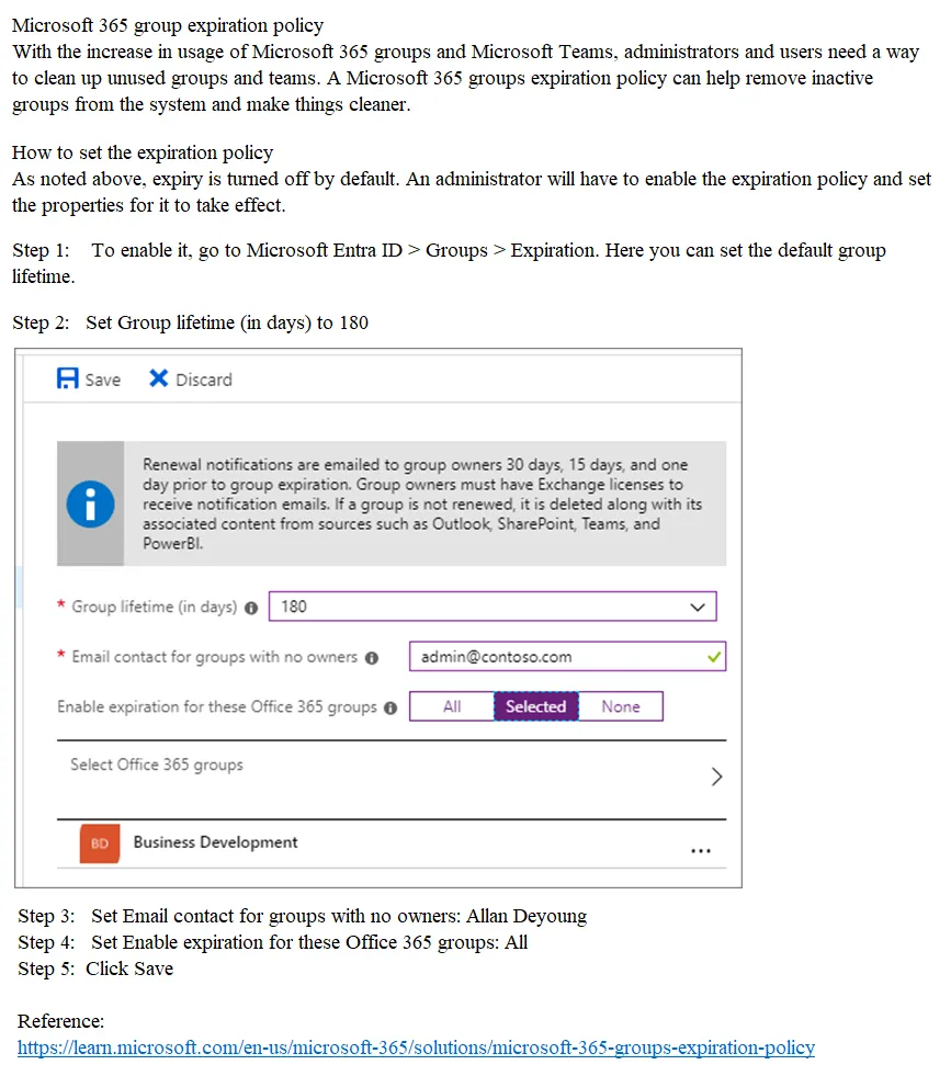 Answer figure for SC-300 question 84