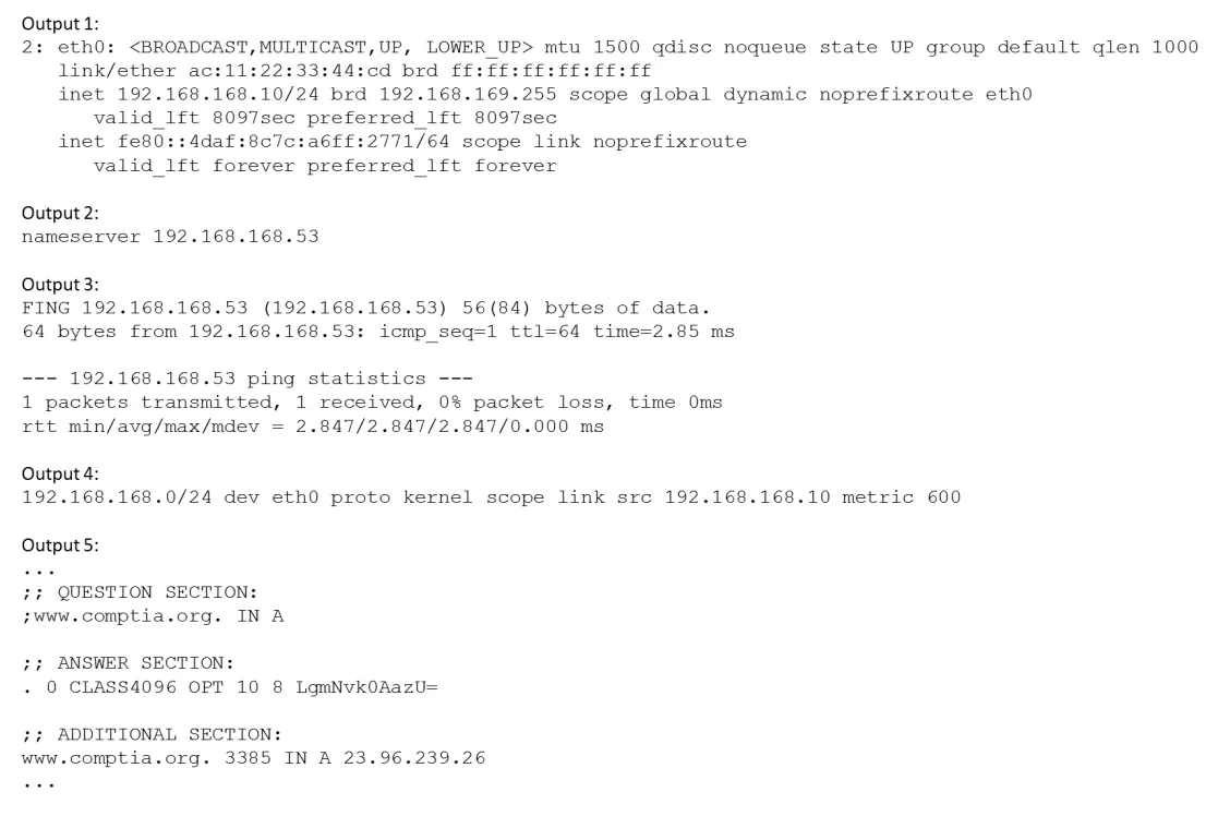 XK0-005 practice question 16 figure
